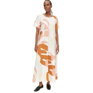 Marimekko Women's Poplin Dress Fenja Sabloni We Were Wildflowers 2022 Size 46